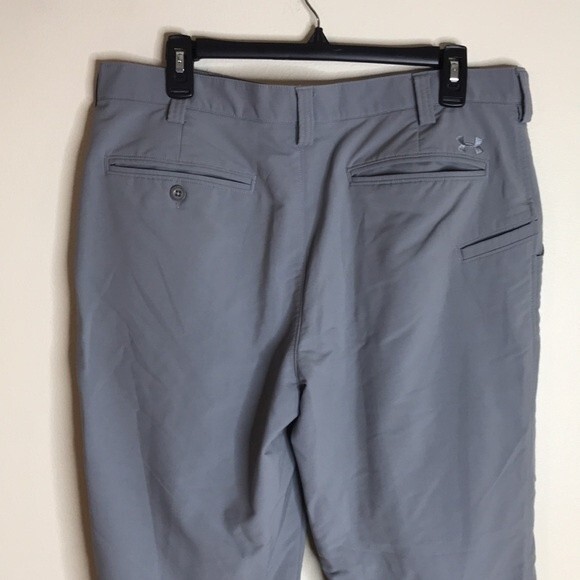 Under armor golf pants performance wear stretch flat mens size 34x32 - Picture 6 of 9